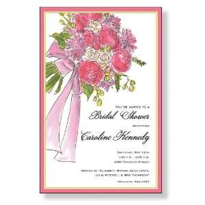  Bridal Bouquet Party Wedding Invitations 