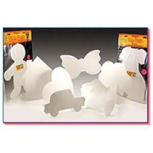   13 Pack HYGLOSS PRODUCTS INC. BIG CUT OUTS BUTTERFLY 