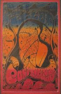 CONTINENTAL THE SEEDS 1967 VERY RARE CONCERT POSTER  