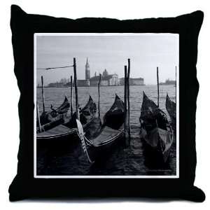  Venetian Gondolas Italian Throw Pillow by 