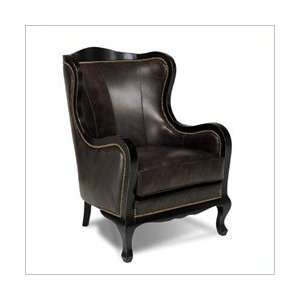   Leather Victoria Wingback Chair (multiple finishes)