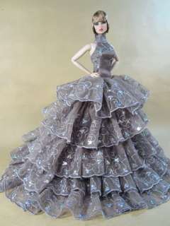 Eaki Dress Outfit Clothes Candi Silkstone Barbie Fashion Royalty Haute 