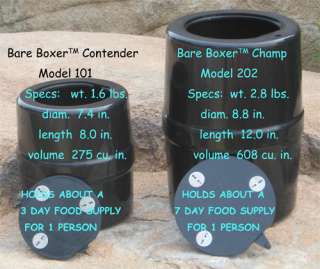 Bare Boxer Bear Resistant Food Canister / Container  