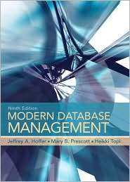 Modern Database Management, (0136003915), Jeffrey A. Hoffer, Textbooks 