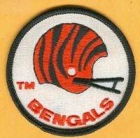 Cincinnati Bengals 3 inch 2 bar helmet Logo Embroidered Patch 