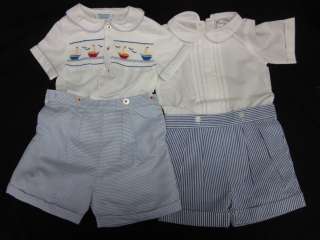 LOT 2 BEST & CO BOYS Two Piece Cotton Rompers 9 Months  