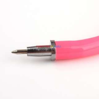   NEW 18x Pink Solid Pen & Bracelet Combo Ballpoint Writting Bangle W193