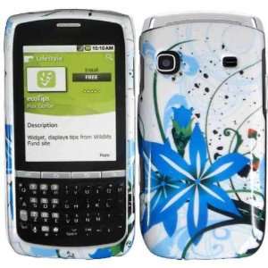  Blue Ice Flower Protector Hard Case for Samsung Replenish 