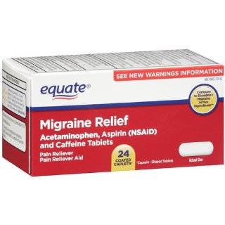 Equate Migraine Pain Reliever Aid, 24ct Compare to Excedrin Migraine 