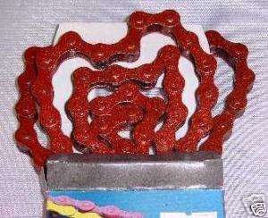 Red KMC BMX Chain, 1/2x1/8,  