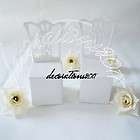 100PCS New White Chair Wedding Party Gift Boxes Favor items in lok 