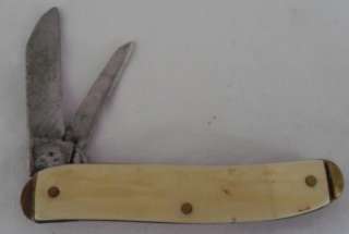   Colonial Prov RI Made in USA Folding Pocket Knife 2 Blades 3 1/8 Long