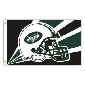  New York Jets 3x5 Helmet Design Flag