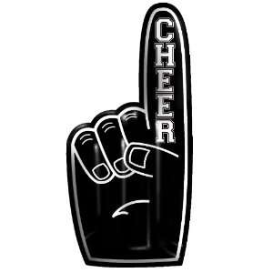   Party By Creative Converting School Spirit Inflatable Finger   Black