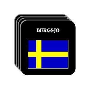  Sweden   BERGSJO Set of 4 Mini Mousepad Coasters 