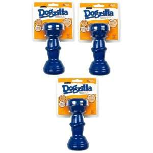  Petmate Dogzilla Rubber Dumbell XL 3 pk