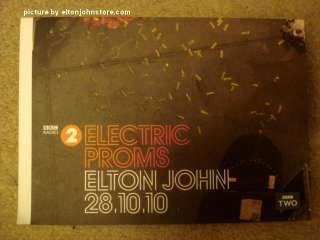 Elton John Leon Russell Electric Proms Programme Poster  