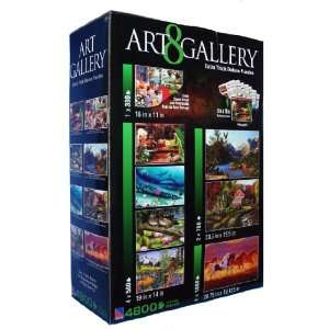  Art Gallery 8 Wild Life and Nature Art Puzzles Toys 