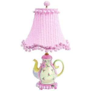   Lamp with Pink Chenille Shade by Just Too Cute Toys & Games