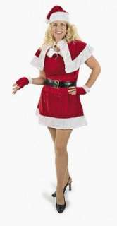  Velour Holiday Miss Santa Costume Clothing
