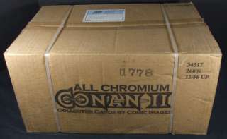 Comic Images Conan II 2 Chromium Trading Card Case 12 Boxes  
