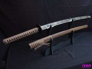 Japanese HandForged Katana Samurai Sword HuaLee Saya Can Cut Bamboo 