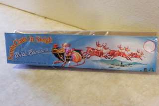 No 33A Santa Claus In Sleigh With Reindeers Made In Hong Kong  