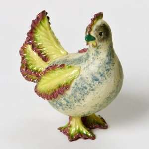  Home Grown Lettuce And Gourd Chicken Figurine
