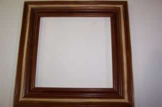 Wide Light Walnut Solid Wood Picture Frames Distressed  