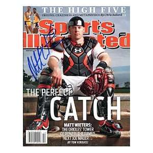 Matt Wieters Autographed / Signed Sports Illustrated Magazine   March 
