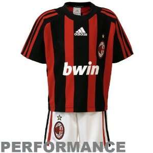 com adidas AC Milan Infant Red Black & White Performance Team Uniform 