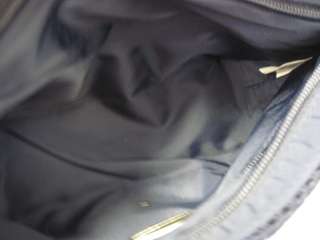 TALBOTS Blue Crochet Baguette Shoulder Bag Handbag  