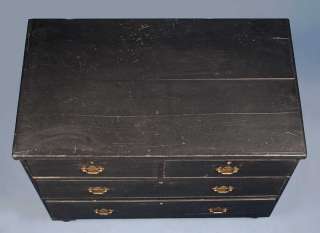 In addition to the wood separations, this chest has also sustained a 