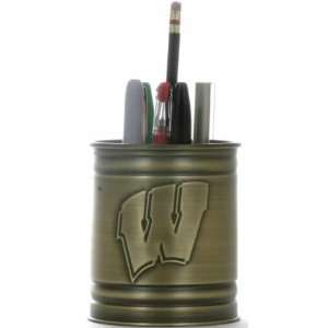  Cross Stone Wisconsin Badgers Collegiate Weathered Brass 