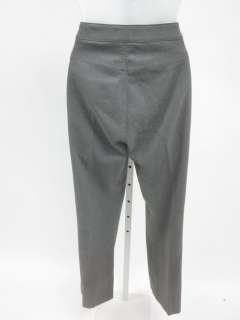 WOMYN Gray Black Trim Dress Pants Slacks Trousers Sz 6  