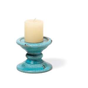  Foreside Prosecco Candleholder, Turquoise