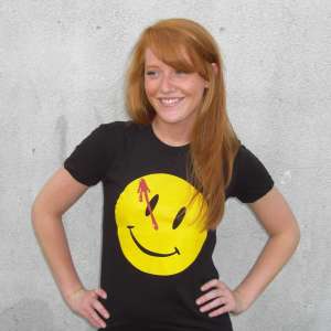 Smiley Face Comedian Watchmen T Shirt Watch Men  