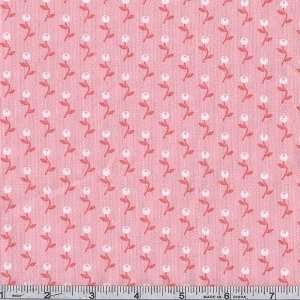  45 Wide Bubblegum Basics Rosebuds Pink Fabric By The 