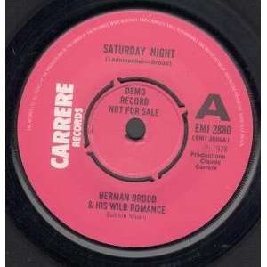   VINYL 45) UK CARRERE 1978 HERMAN BROOD AND HIS WILD ROMANCE Music