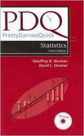 PDQ Statistics, (1550092073), David L. Streiner, Textbooks   Barnes 