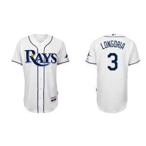 Wholesale Tampa Bay Rays #3 Longoria White 2011 MLB Authentic Jerseys 