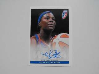 2008 WNBA Autographs #TJ Tiffany Jackson  