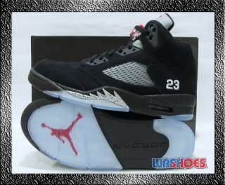 Nike Air Jordan 5 V Retro Black Silver US 8~12 Original  