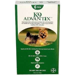  12 Month Supply Of Advantix For Dogs Under 10 Lbs. ADVX 