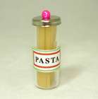Dollhouse Miniature Jar of Pasta   Linguini Spaghetti
