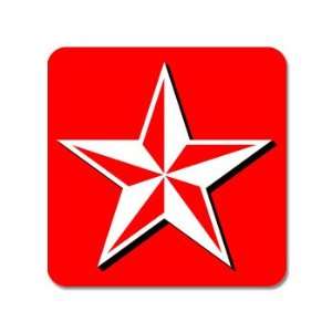  Nautical Star Red   Window Bumper Sticker Automotive