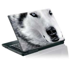 121 inch Taylorhe laptop skin protective decal black and white wolf