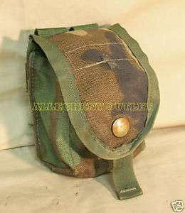 SDS MOLLE II WOODLAND CAMO GRENADE POUCH 4130 NICE  