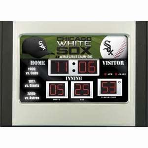  Chicago White Sox Scoreboard Desk & Alarm Clock Sports 