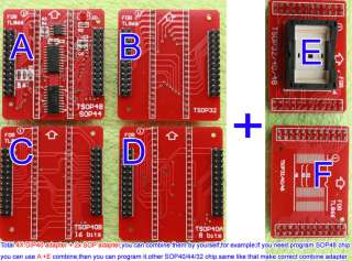 TSOP48/40/44/32 to DIP40 convert Adapter socket kit